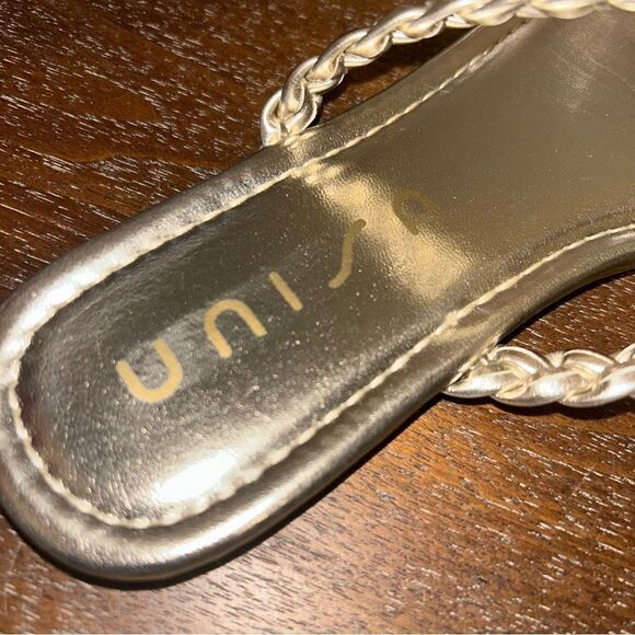 Unisa Braided T-Strap Thong Sandal Shoes - Picture 6 of 8